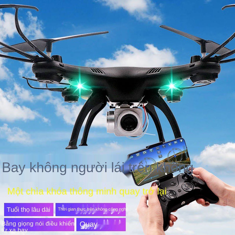 Máy bay điều khiển từ xa chụp ảnh trên không UAV Đồ chơi trẻ em HD chuyên nghiệp siêu bền dài cho học sinh tiểu