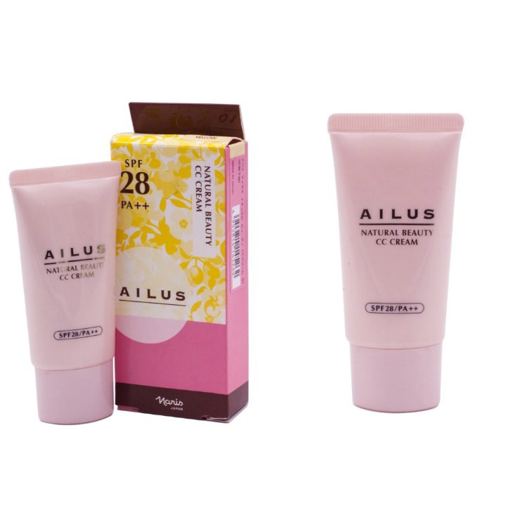 KEM NỀN TRANG ĐIỂM NARIS COSMETIC AILUS NATURAL BEAUTY CC CREAM SPF28 30G CHÍNH HÃNG - 7560