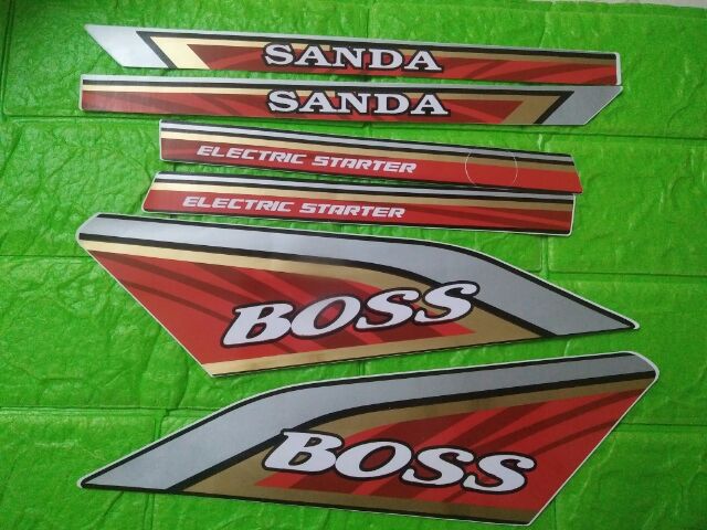 Bộ tem Sanda Boss đời đầu