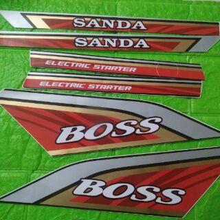Bộ tem Sanda Boss đời đầu