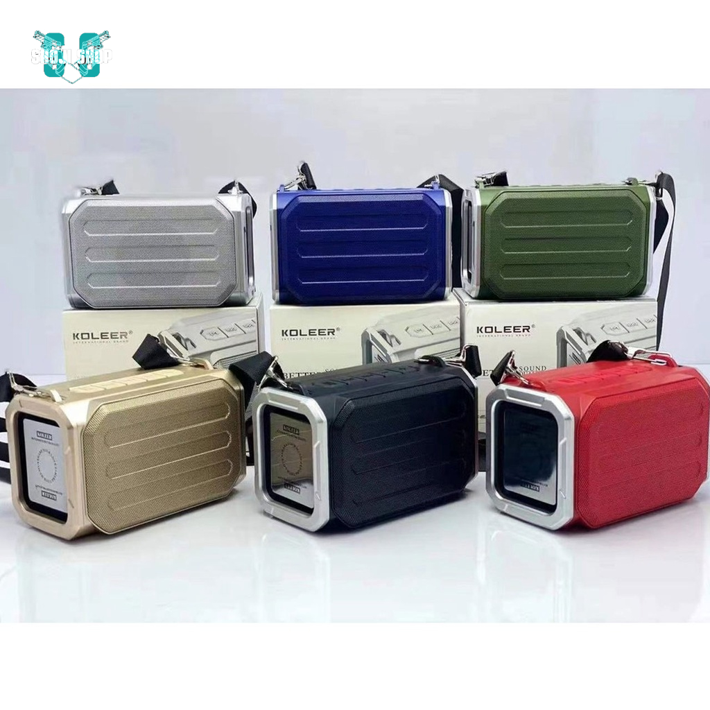 Loa Bluetooth KOLEER S159 hỗ trợ USB/TF/AUX/FM - Âm thanh cực hay bảo hành 12 tháng