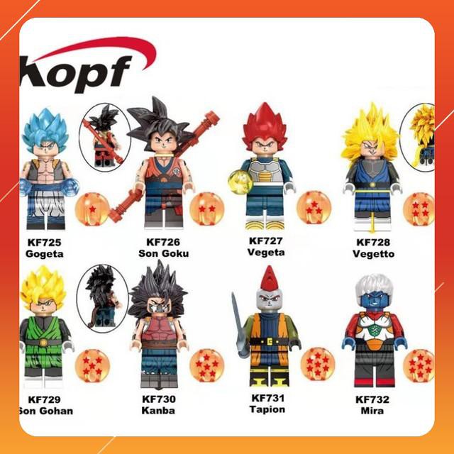 Đồ Chơi Minifigures Các Nhận Vật Trong Phim 7 Viên Ngọc Rồng Dragon