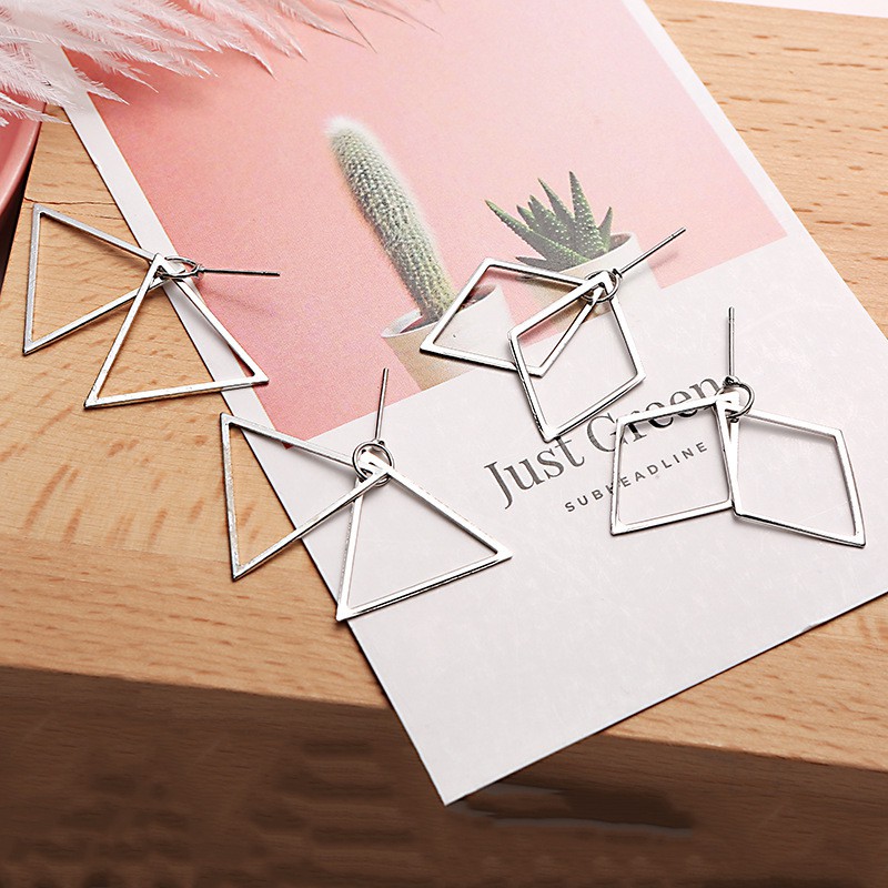 Bông Tai Hoa tai Mạ Bạc 925 Xinh Xắn Phong Cách Hàn Quốc thanh lịch