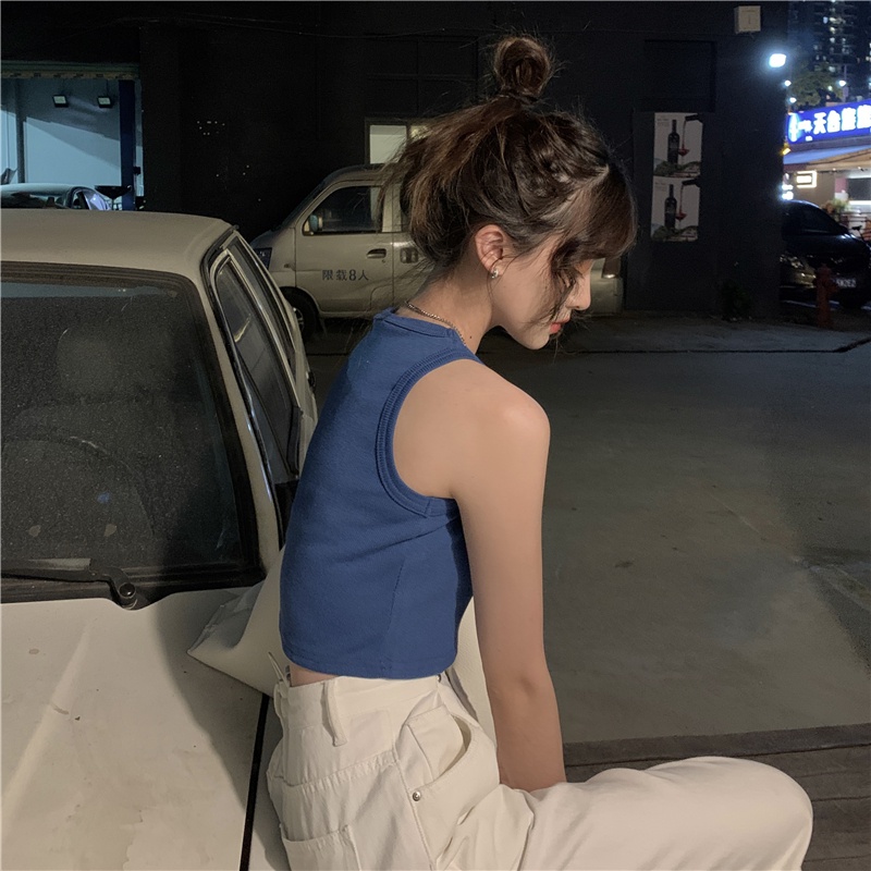 Áo Ba lỗ croptop nữ Thiết kế Ulzzang Hàn Quốc Áo ba lỗ nữ Thời trang | BigBuy360 - bigbuy360.vn