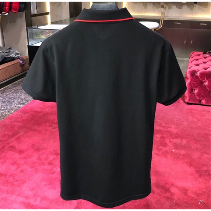 Áo polo cotton tay ngắn kiểu dáng đơn giản cổ điển thời trang đường phố cho cặp đôi và mọi giới tính BBR