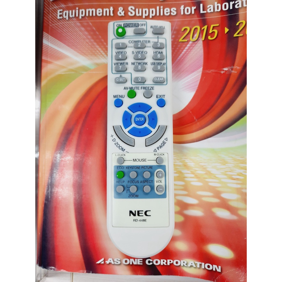 Remote Điều khiển máy chiếu Nec- Hàng chính hãng Nec theo máy mới 100% Tặng kèm Pin