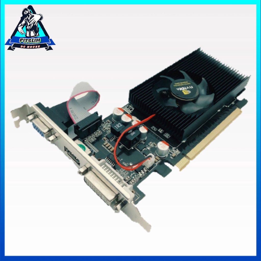 Card đồ họa NVIDIA GeForce GT210 1GB 64bit HDMI VGA / DVI máy tính chơi game