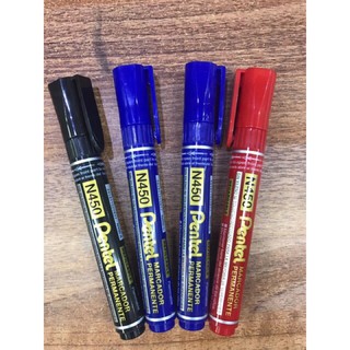 Dạ Dầu Pentel N450 | Có Thể Thay Mực | Viết Được Trên Mọi Chất Liệu | Không Chứa Cồn