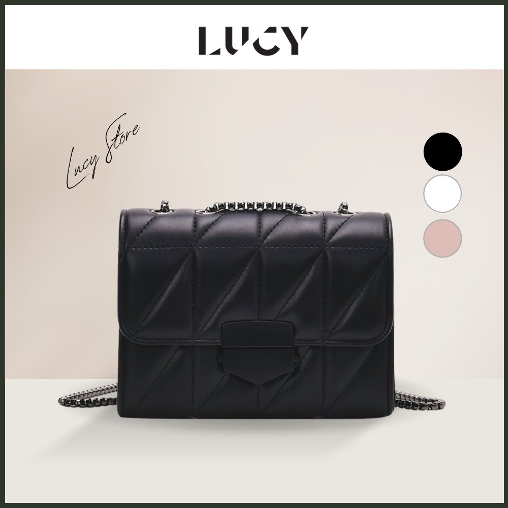 Túi xách đeo chéo thời trang kiểu dáng Hàn Quốc phù hợp đi làm đi chơi Lucy Store