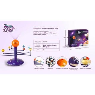 Bộ chiếu bóng hệ mặt trời - Solar System (Tiếng Anh + Tiếng Tây Ban Nha)