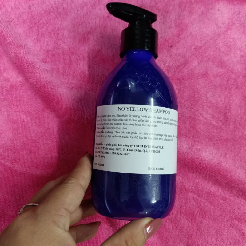 Gội Tím khử ánh vàng,tóc bạch kim fanola chai triết 100ml , 250ml, 350ml và 1000ml