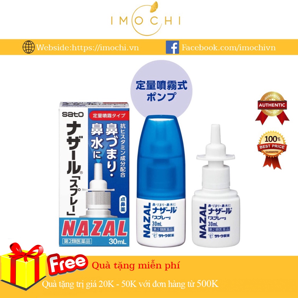 Xịt Mũi Nazal Nhật Bản 30ml