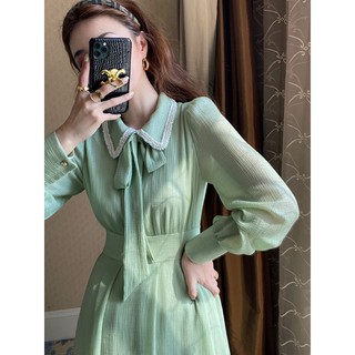 🍑order🍑 đầm tiểu thư xanh