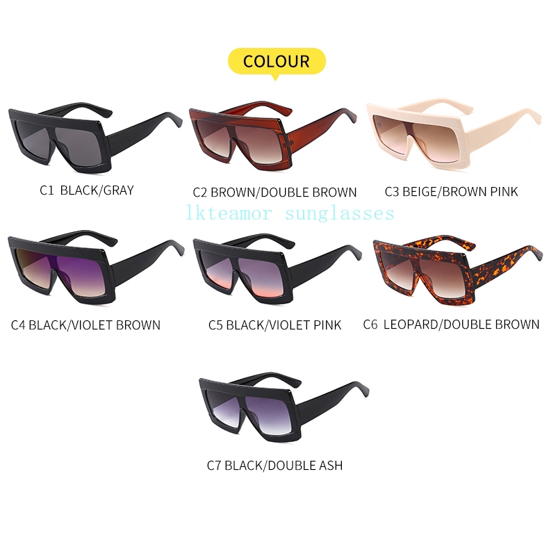 Kính mát chống tia UV400 kiểu dáng thời trang sành điệu cho nam và nữ