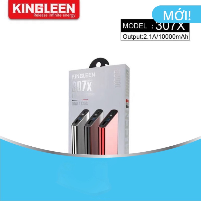PIN SẠC DỰ PHÒNG 10000MAH 307X KINGLEEN