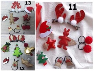 Sét kẹp tóc noel - 200g