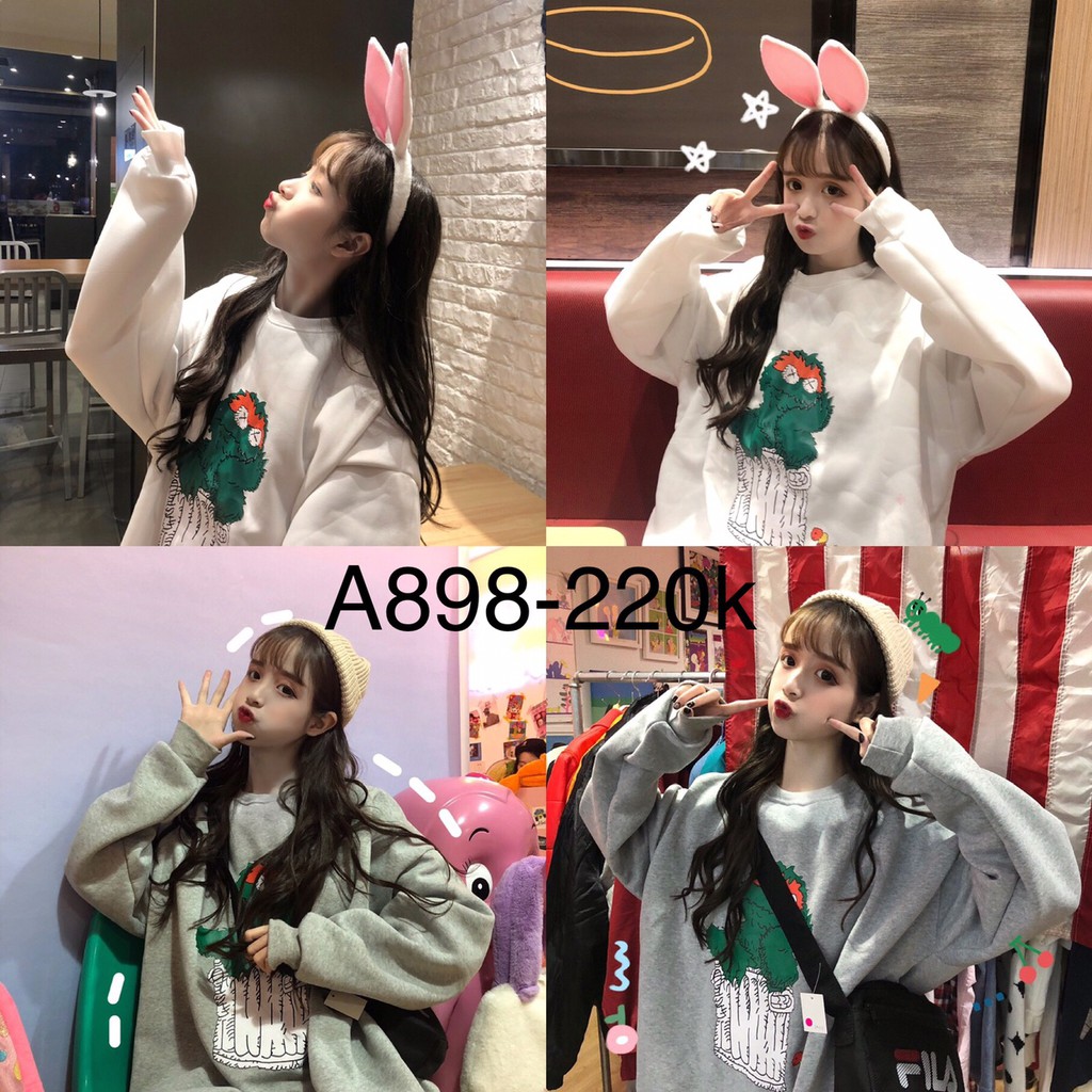 ÁO NỈ HOẠT HÌNH - ORDER QC