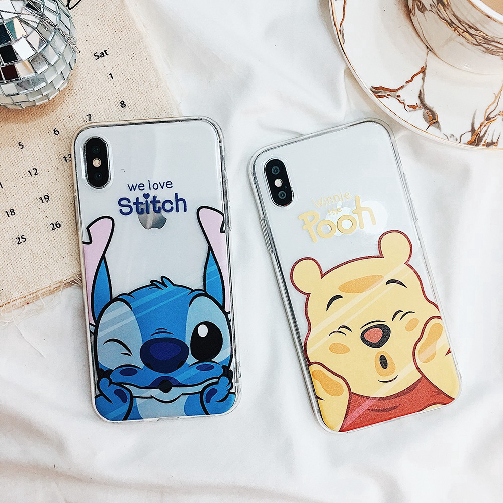 Ốp iphone Ốp điện thoại họa tiết gấu pooh cho Iphone 11 promax 6s 7 8 plus X XR XS MAX 7plus 8plus se2 | BigBuy360 - bigbuy360.vn