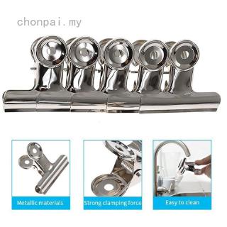 Kẹp giấy bằng kim loại màu bạc cho văn phòng
