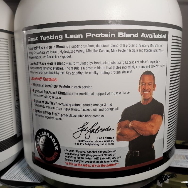 LABRADA LEAN PRO 8 HỦ 2,3 KÝ 45 LẦN DÙNG - LEAN BODY - Protein Trãi Dài - TĂNG CƠ GIẢM MỠ - CHÍNH HÃNG BBT