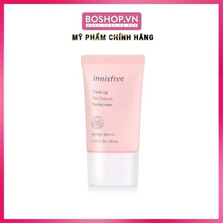 Chống Nắng Innisfree Nâng Tông Không Bóng Nhờn Tone Up No Sebum SPF 50+ 50ml