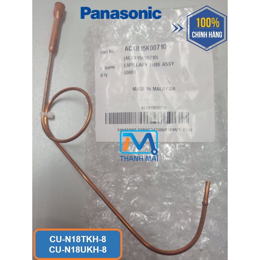 [Mã ELHA22 giảm 5% đơn 300K] cáp phun (tiết lưu) máy lạnh Panasonic model CU-N18TKH-8