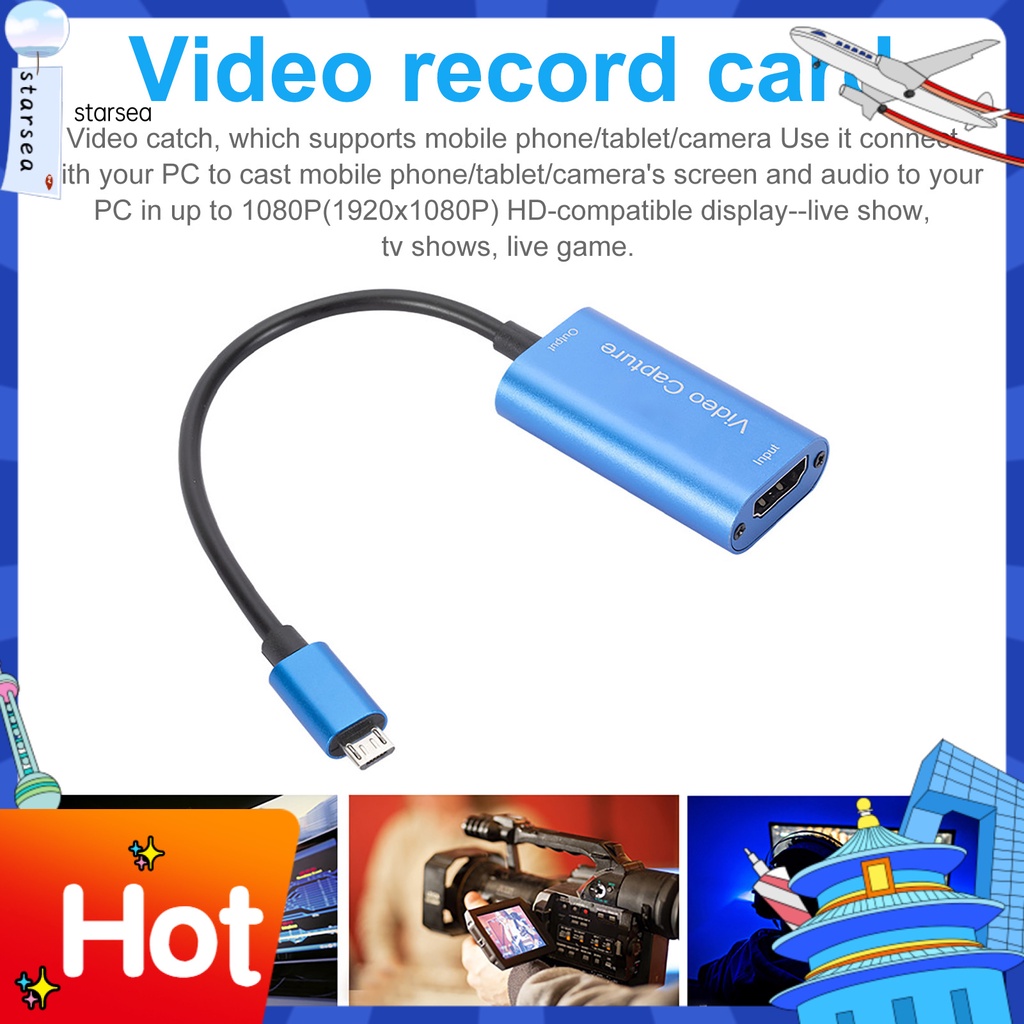 Đầu Chuyển Đổi Thẻ Video Hdmi Sang Micro Usb 4k Hd-Compatible Chống Sốc | BigBuy360 - bigbuy360.vn
