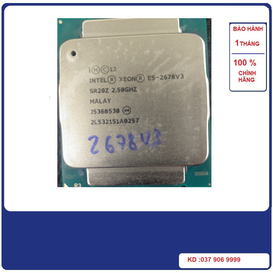 CPU Xeon E5 2678v3 Cũ Giá Tốt Nhất Shopee