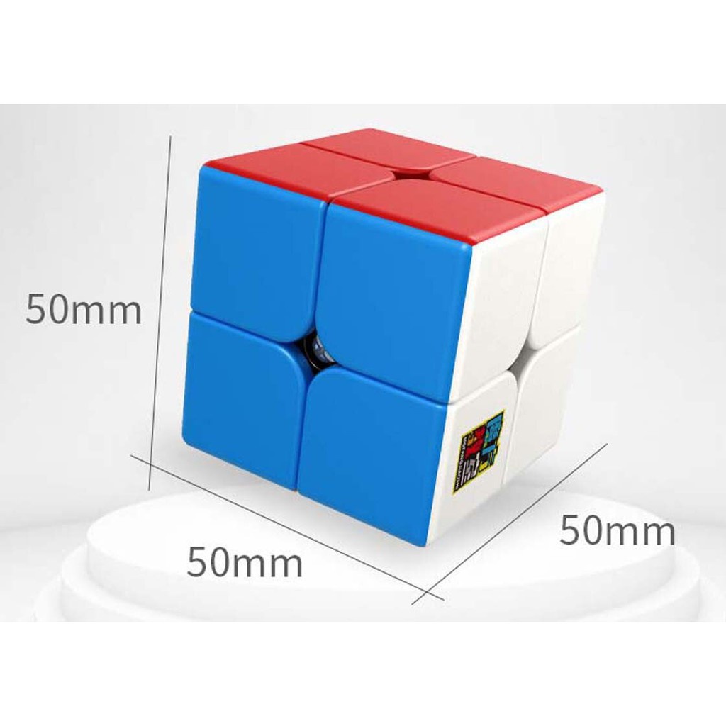 Rubik 2x2 Stickerless xoay trơn giá rẻ - Rubic 2 Tầng ML