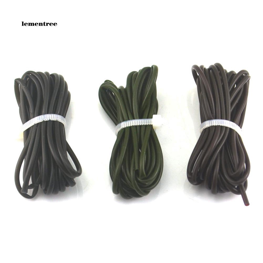 3 Bó ống silicone 1m dùng nối dây câu cá và lưỡi câu