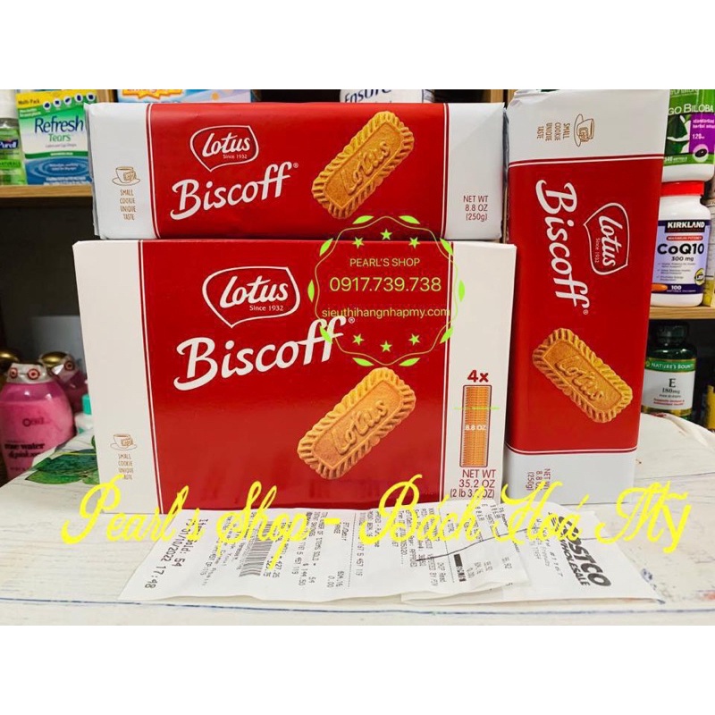 Bánh quy giòn Lotus Biscoff MỸ 1kg