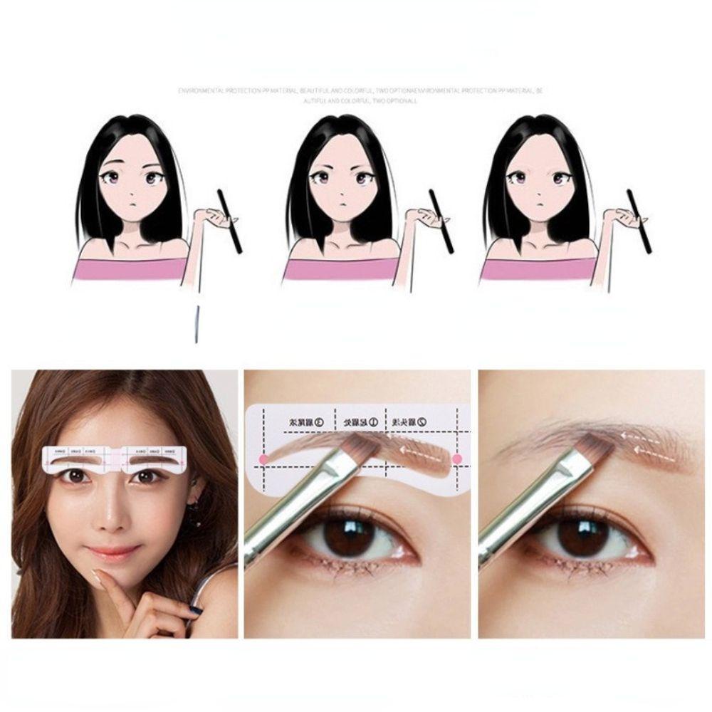 Thẻ Vẽ Lông Mày Mềm Mại Gấp Gọn Chuyên Nghiệp Cho Người Mới Bắt Đầu