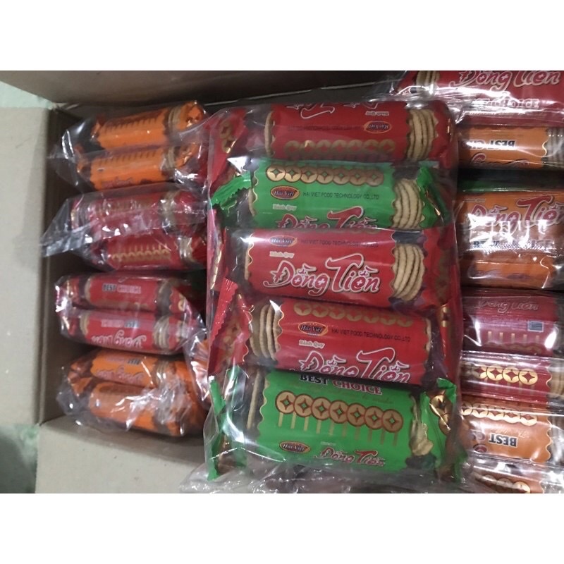 20 gói Bánh quy đồng tiền