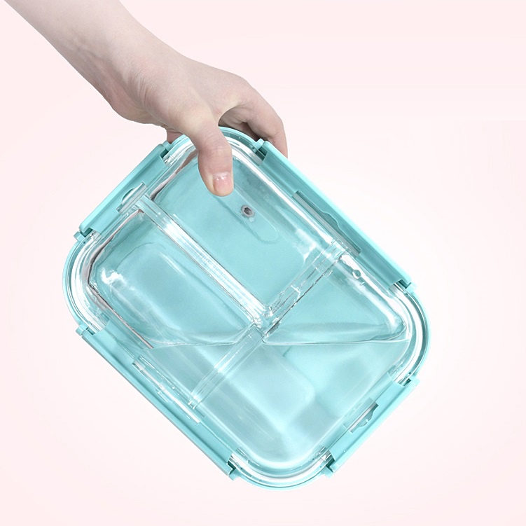 Bộ Hộp Cơm Thủy Tinh Cao Cấp Yeahcook Glass Lunch Box