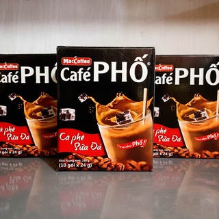 Cà Phê Phố (Cà Phê Sữa Đá) Hộp 240g (10 Gói x 24g)