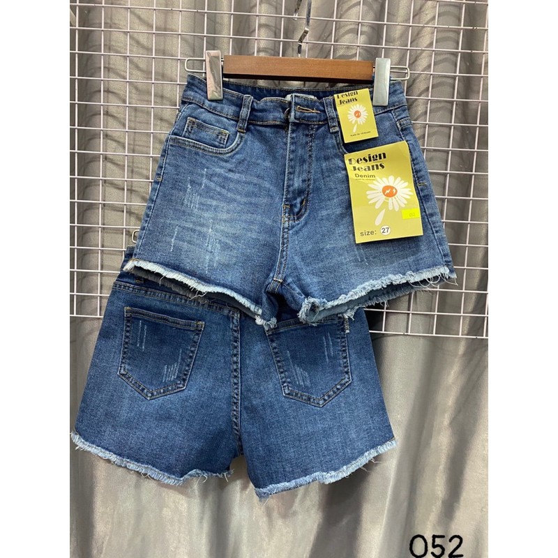 Quần Short Jeans Nữ Cạp Cao Dáng Basic - Quần Short Jeans Nữ Cạp Cao Năng Động, Các Tính, Khoe Đôi Chân Dài Miên Man