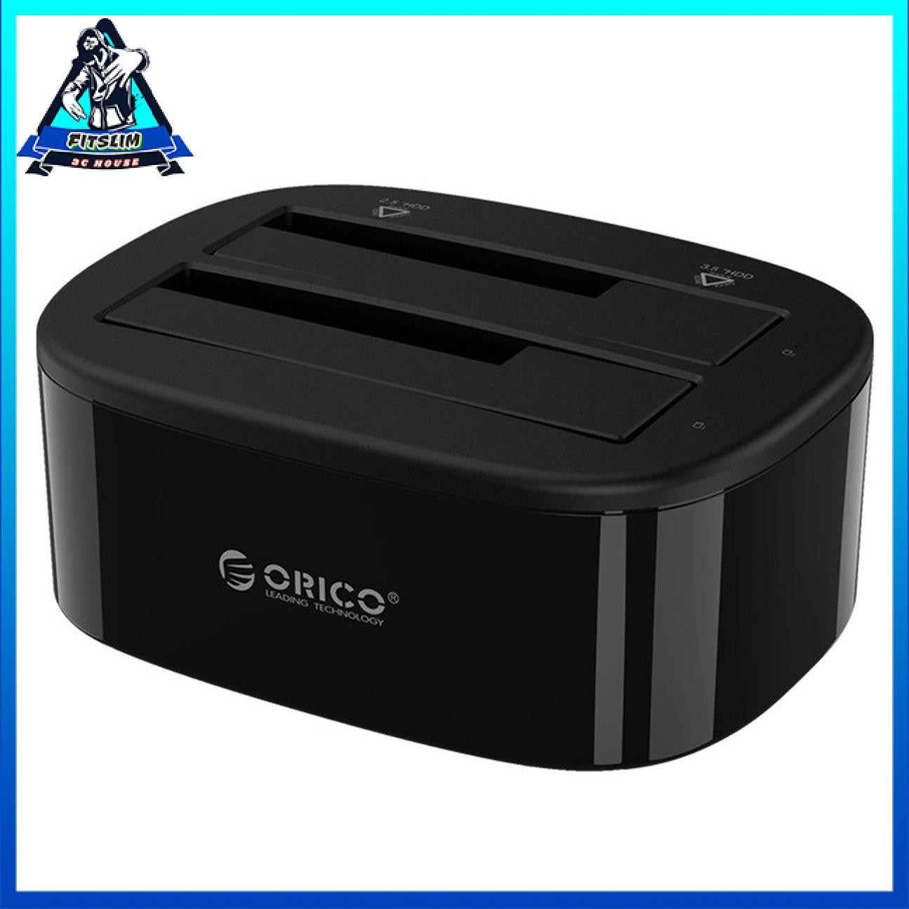ORICO 6228US3-BK Dual Bay USB3.0 2,5 / 3,5 inch Đế hộp đĩa cứng đa năng