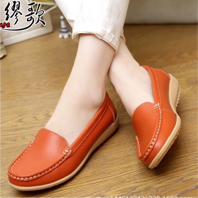 Giầy lười da thật nữ | BigBuy360 - bigbuy360.vn