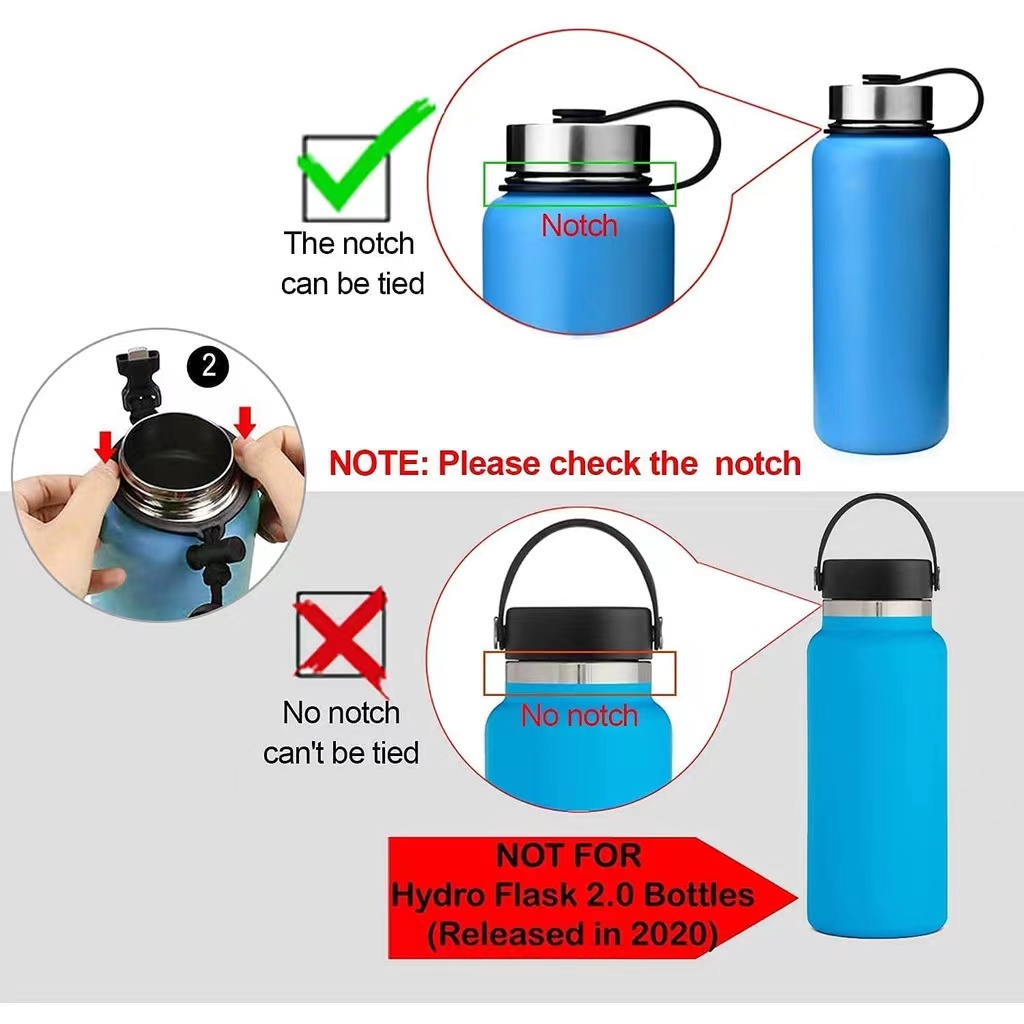 Bình Đựng Nước HYDR0 Có Dây Đeo An Toàn Tiện Dụng Khi Đi Cắm Trại