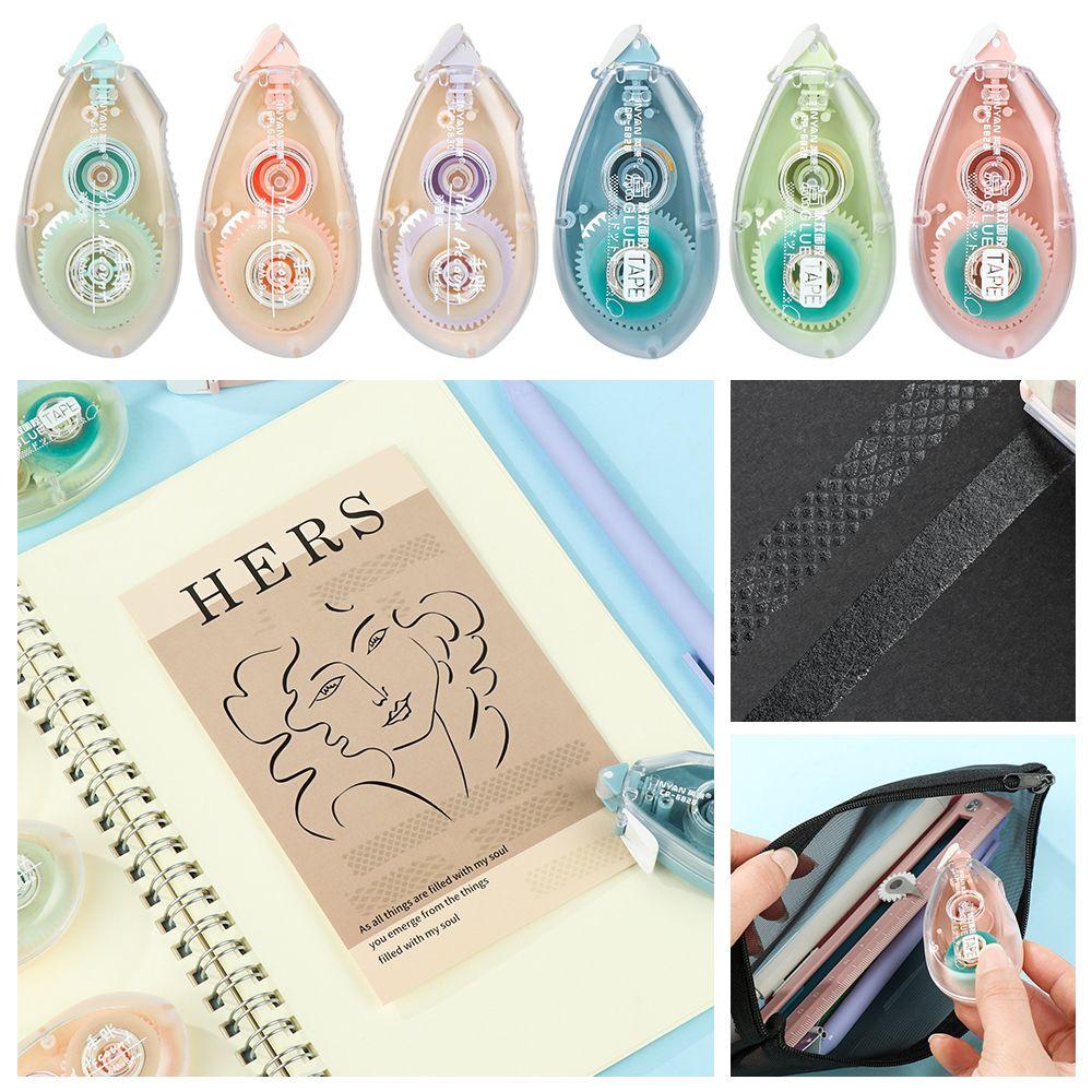 CHOOKEY Cây Lăn Keo Họa Tiết Chấm Bi Độc Đáo Trang Trí Đồ Thủ Công DIY