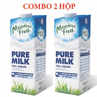Sữa tươi tiệt trùng Meadow Fresh nguyên kem 1l combo 2 hộp