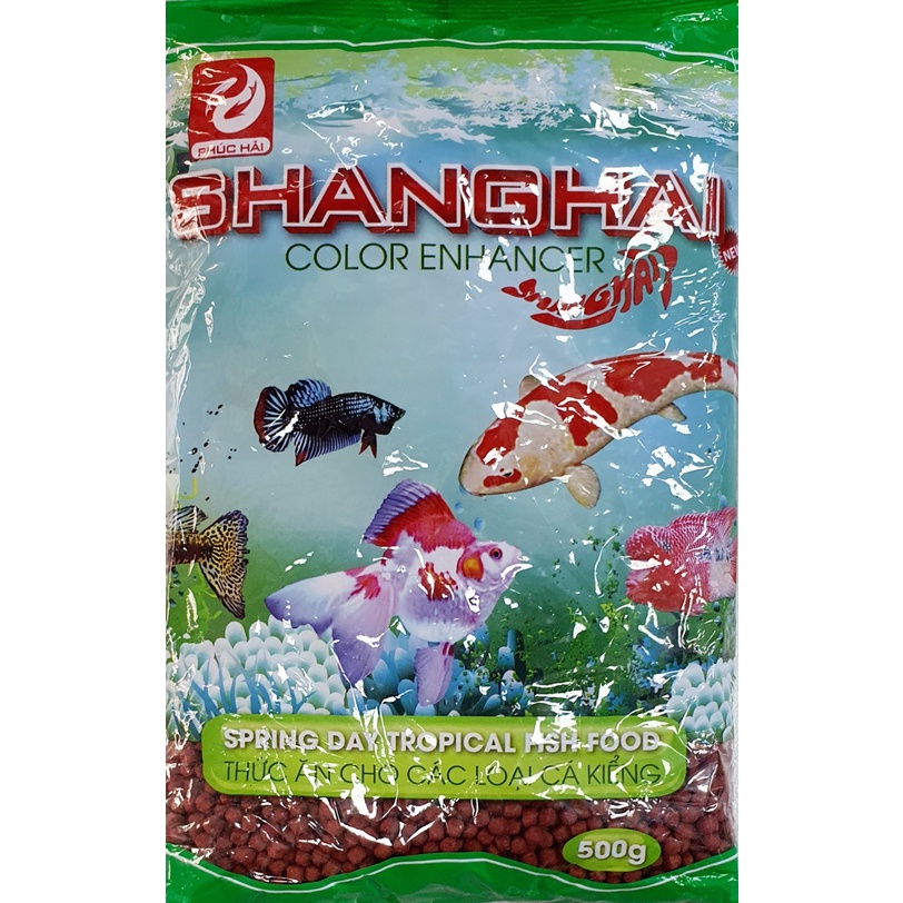 Thức ăn cho cá Shanghai 500gr