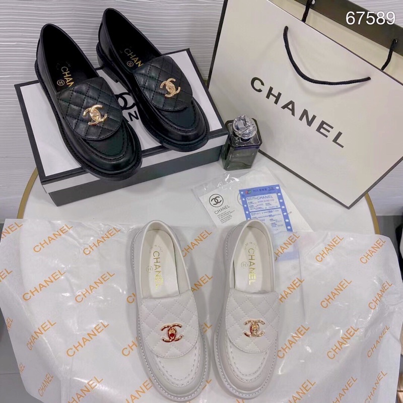 giày mọi chanel da mềm fullbox