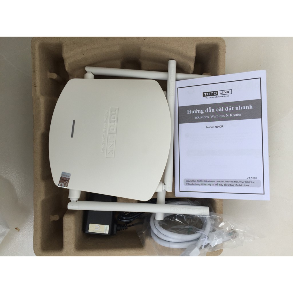 Bộ phát WiFi Totolink N600R tốc độ 600Mbps DGW phân phối-Router WiFi