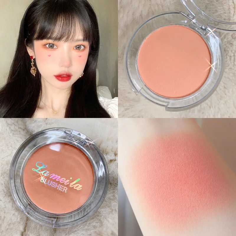 Monochromatic Blush, Blush, Rouge Highlighter, Pale nude, Student natural look, Cosmetics