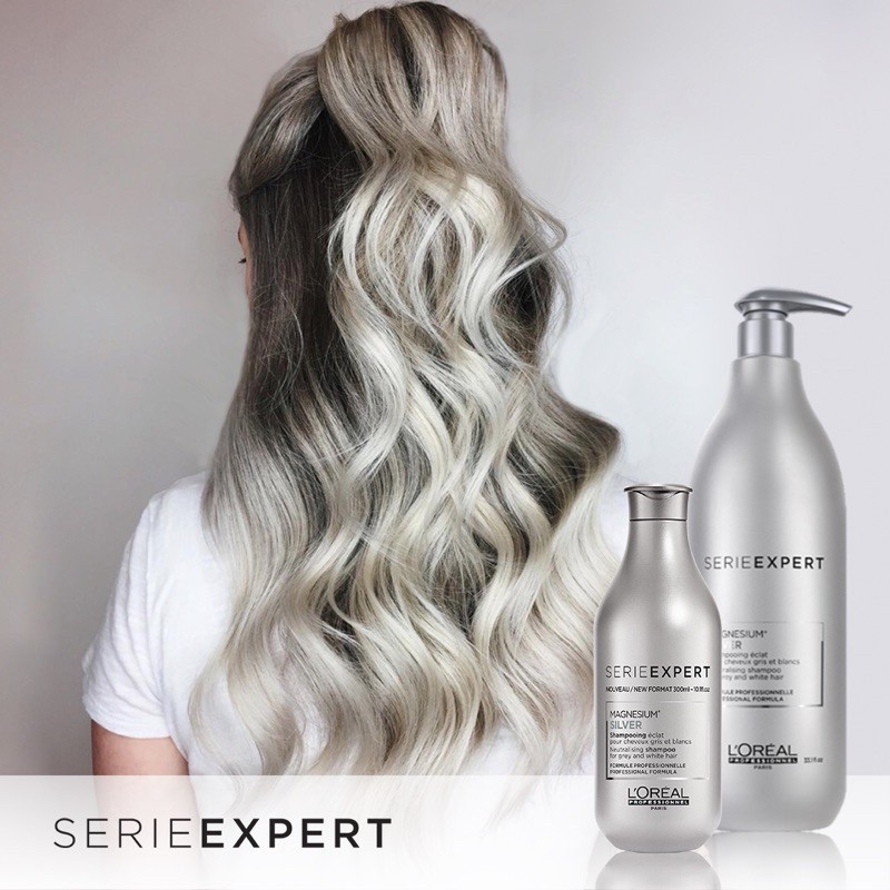 Dầu Gội Tím Loreal Silver Khử Ánh Sắc Vàng 300ml | BigBuy360 - bigbuy360.vn