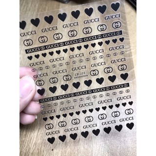 Mẫu dán Thương Hiệu (3), stick dán móng tay