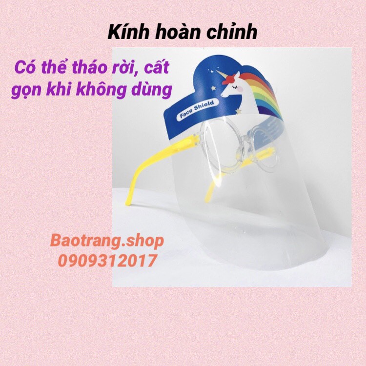 [Siêu rẻ] Kính chống giọt bắn trẻ em, kính bảo hộ, chống bụi cho bé