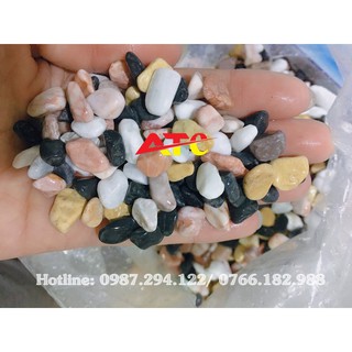 Đá sỏi màu trang trí (túi 2kg)