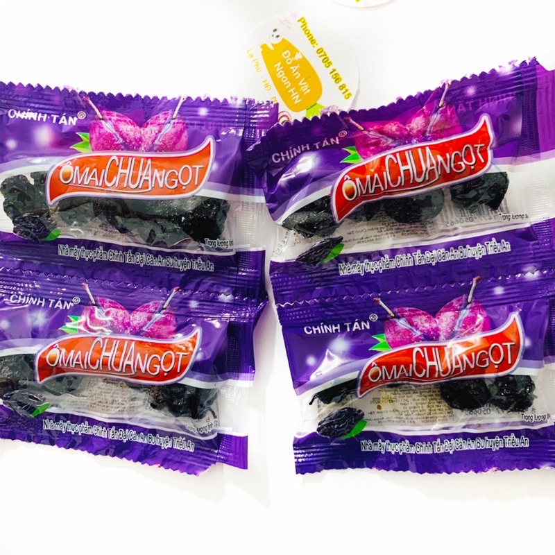 3 Gói Ô Mai Chua Ngọt Đồ Ăn Vặt Ngon Giá Rẻ Vé Về Tuổi Thơ